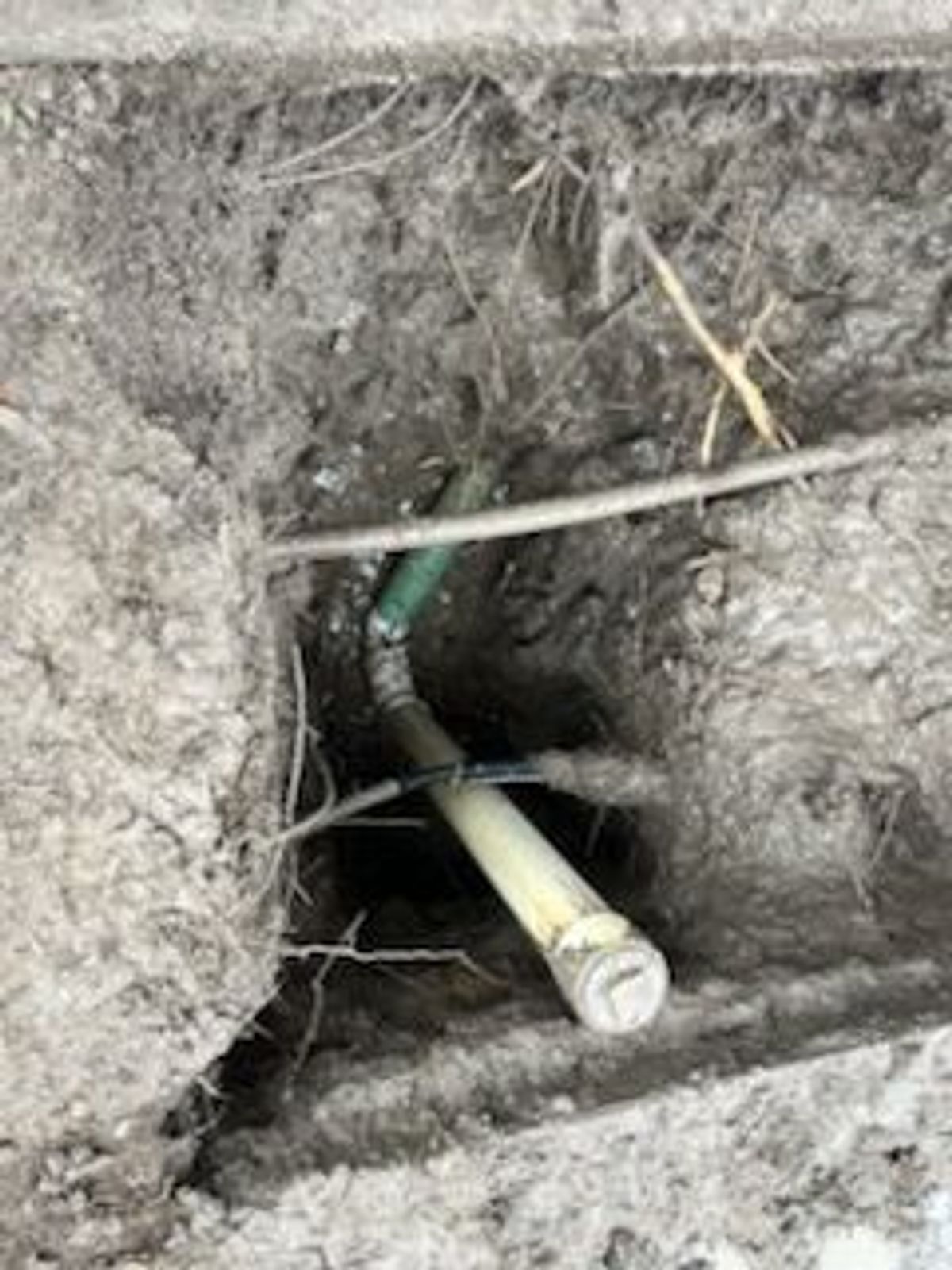 Hydrovac excavation job site in Waco, TX