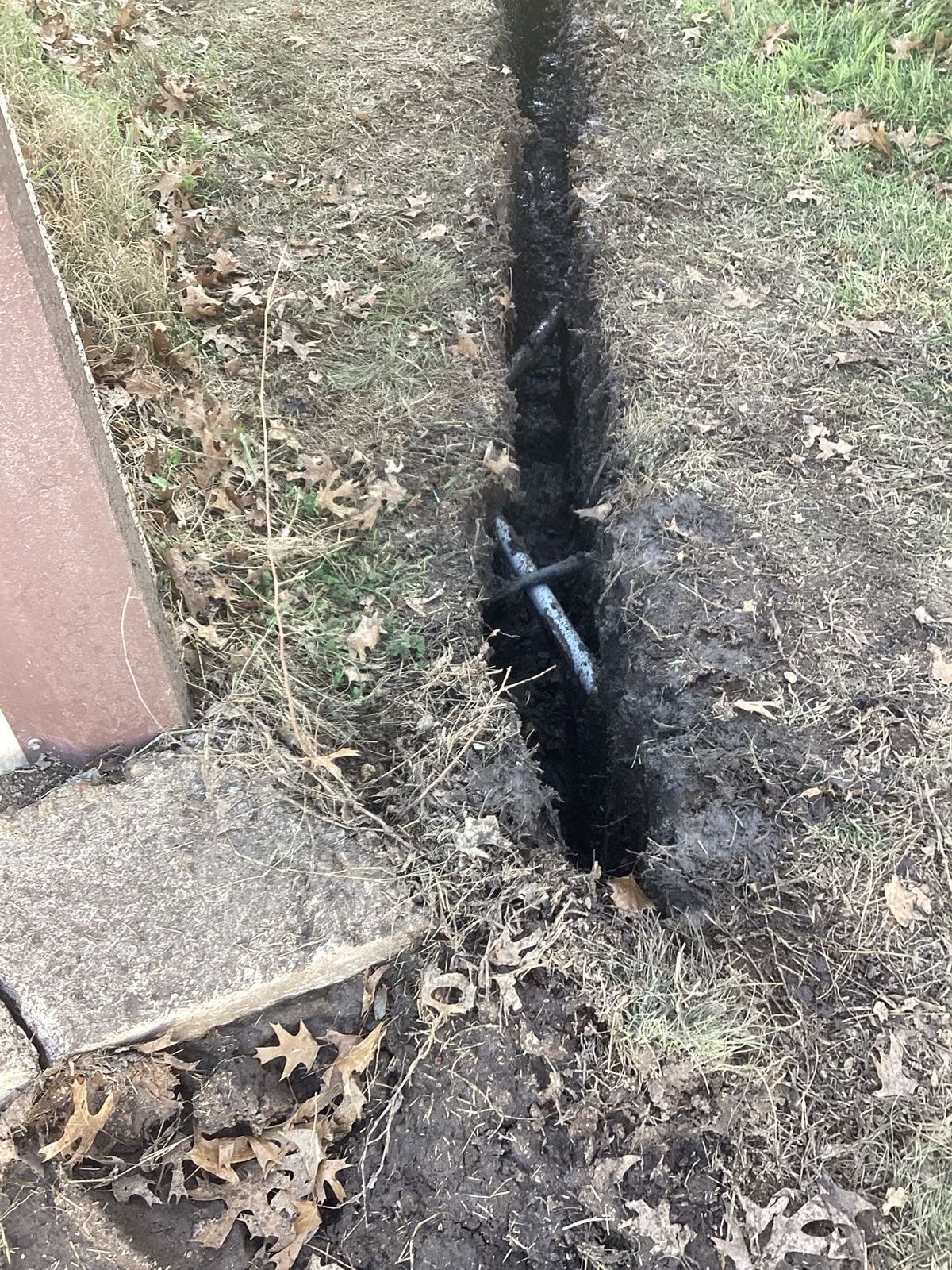 Hydrovac excavation job site in Waco, TX