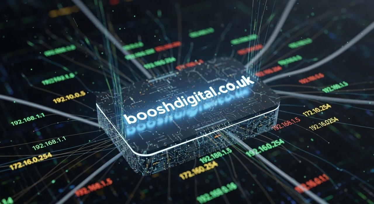 A domain name on a web infrastructure