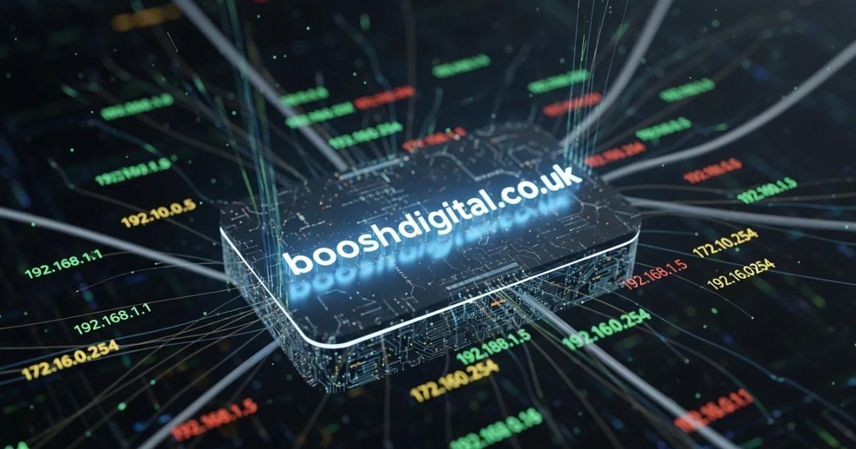 A domain name on a web infrastructure