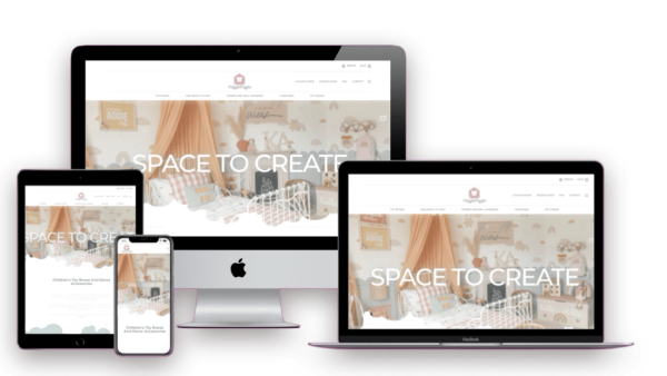 HigglePiggle logo and brand applied across the website