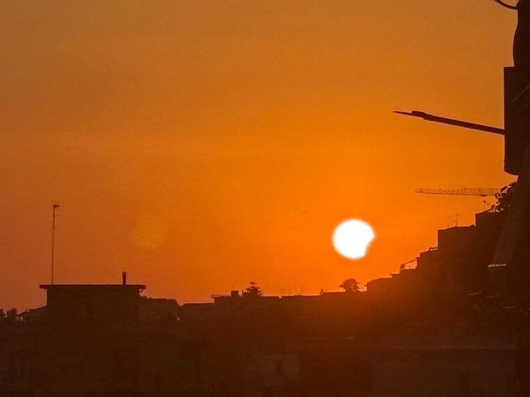 Partial Solar Eclipse from Gela, Italy