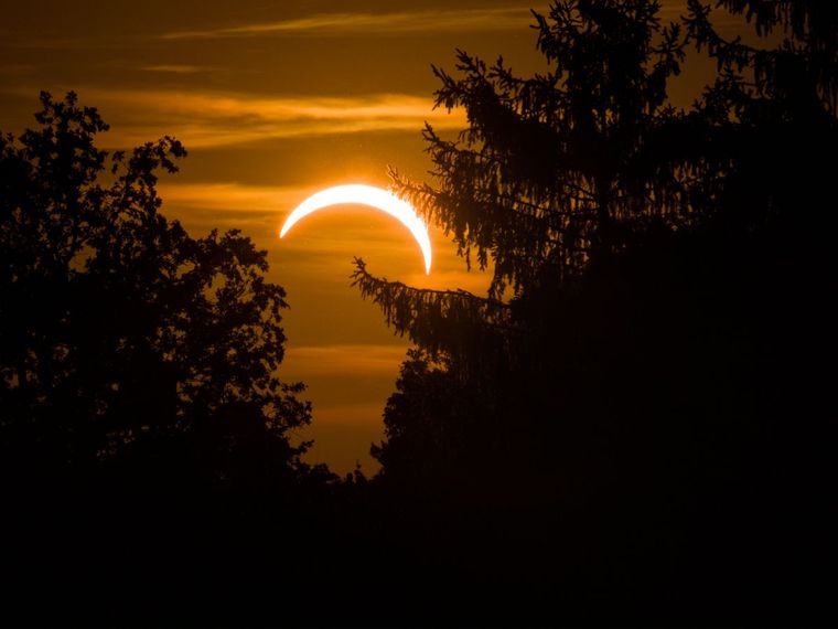 Partial Eclipse from Passau, Germany