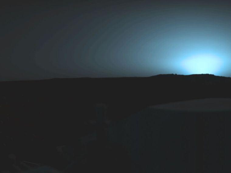 Martian sunset through the Viking 1 lenses