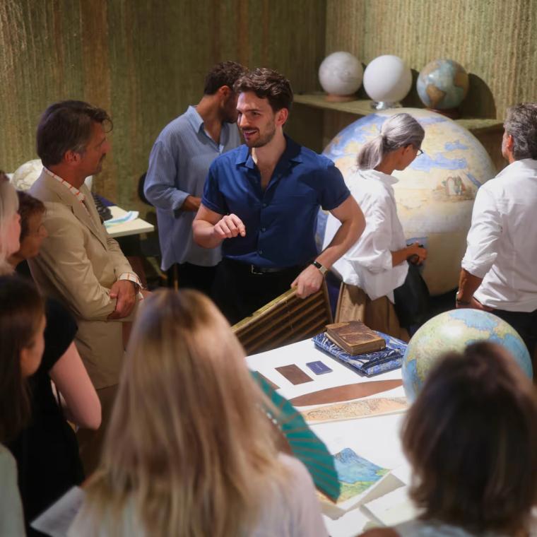 Leonardo Frigo at his Homo Faber Masterclass.