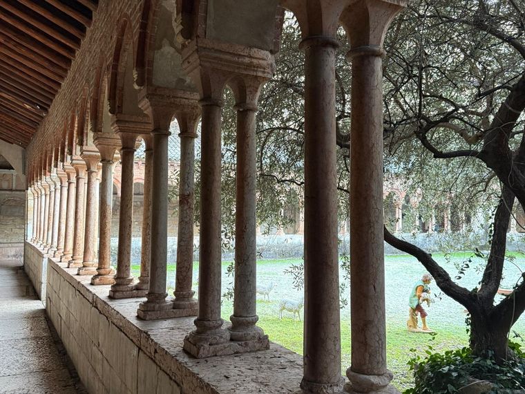 Heaven on Earth - San Zeno Basilica's Internal Garden