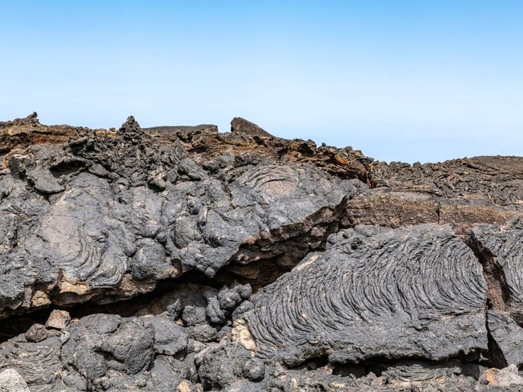 Solidified fluid basaltic lava - Youli Zhao