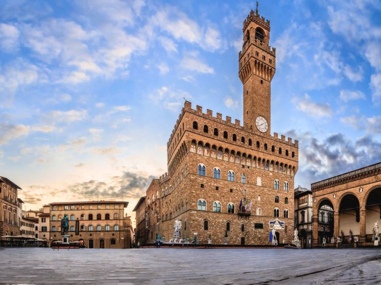 Palazzo Vecchio situated in Piazza della Signoria