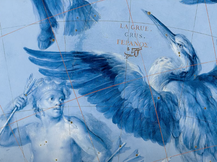Coronelli's Celestial handmade globe