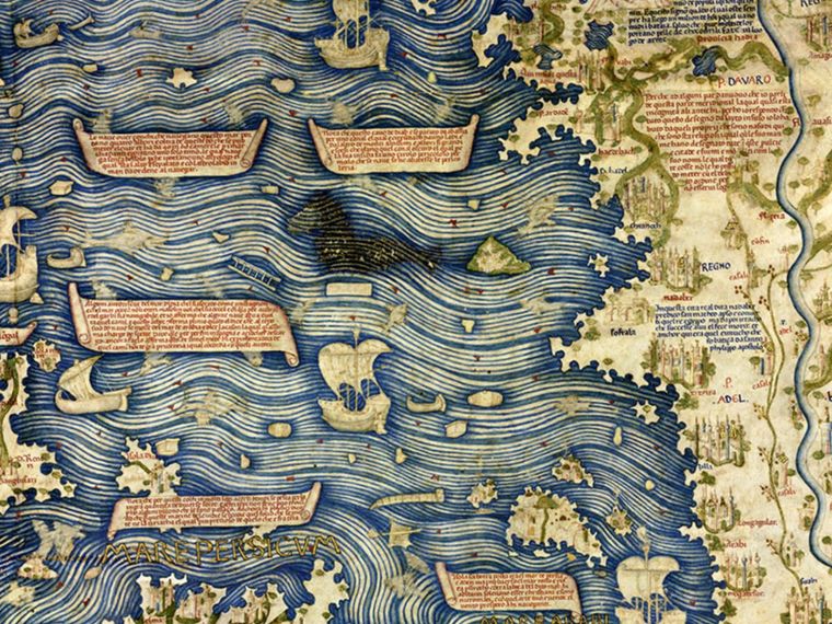 The artist’s interpretation of the seas