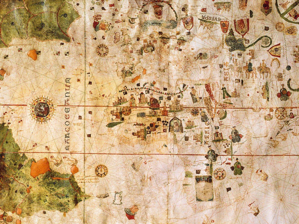 Map of the New World by Juan de la Cosa, 1500