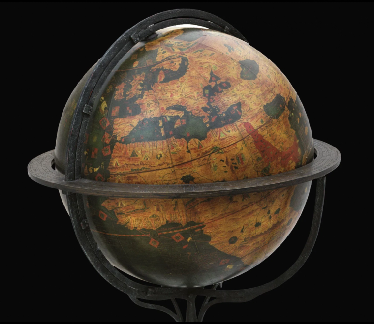 The Erdapfel globe (Photo by: Daniel Crouch Rare Books)