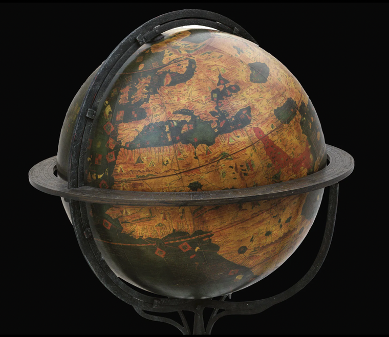The Erdapfel globe (Photo by: Daniel Crouch Rare Books)