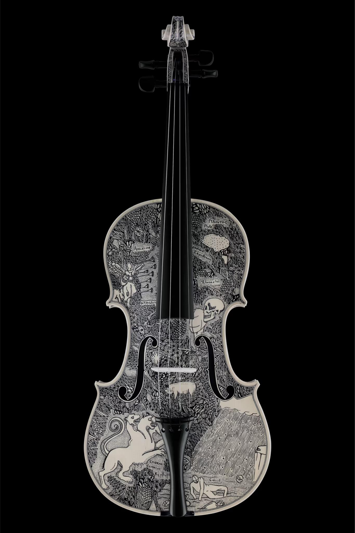 Dante's Inferno Illustrate Violins by Leonardo Frigo