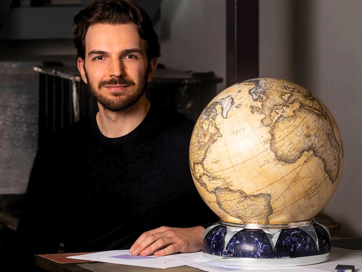 Leonardo Frigo with Asprey London Bespoke Globe