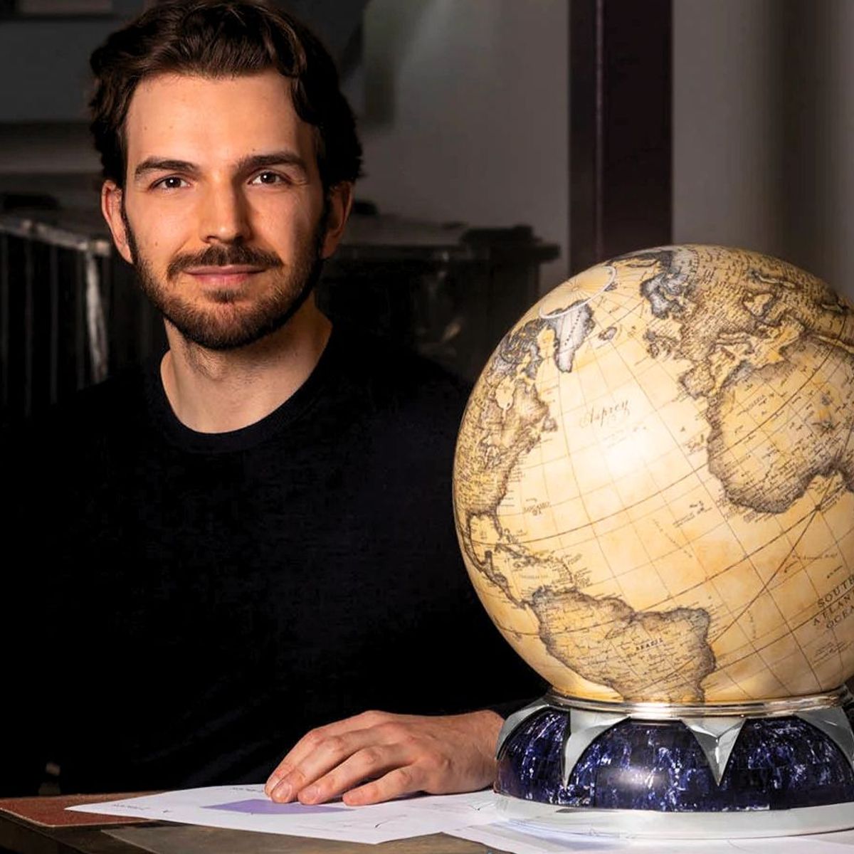 Leonardo Frigo with Asprey London Bespoke Globe