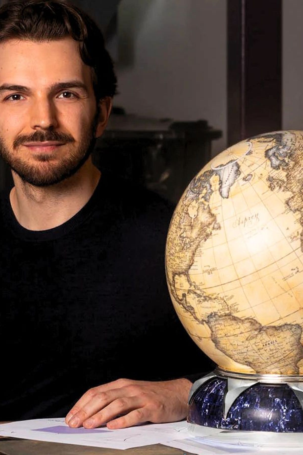 Leonardo Frigo with Asprey London Bespoke Globe