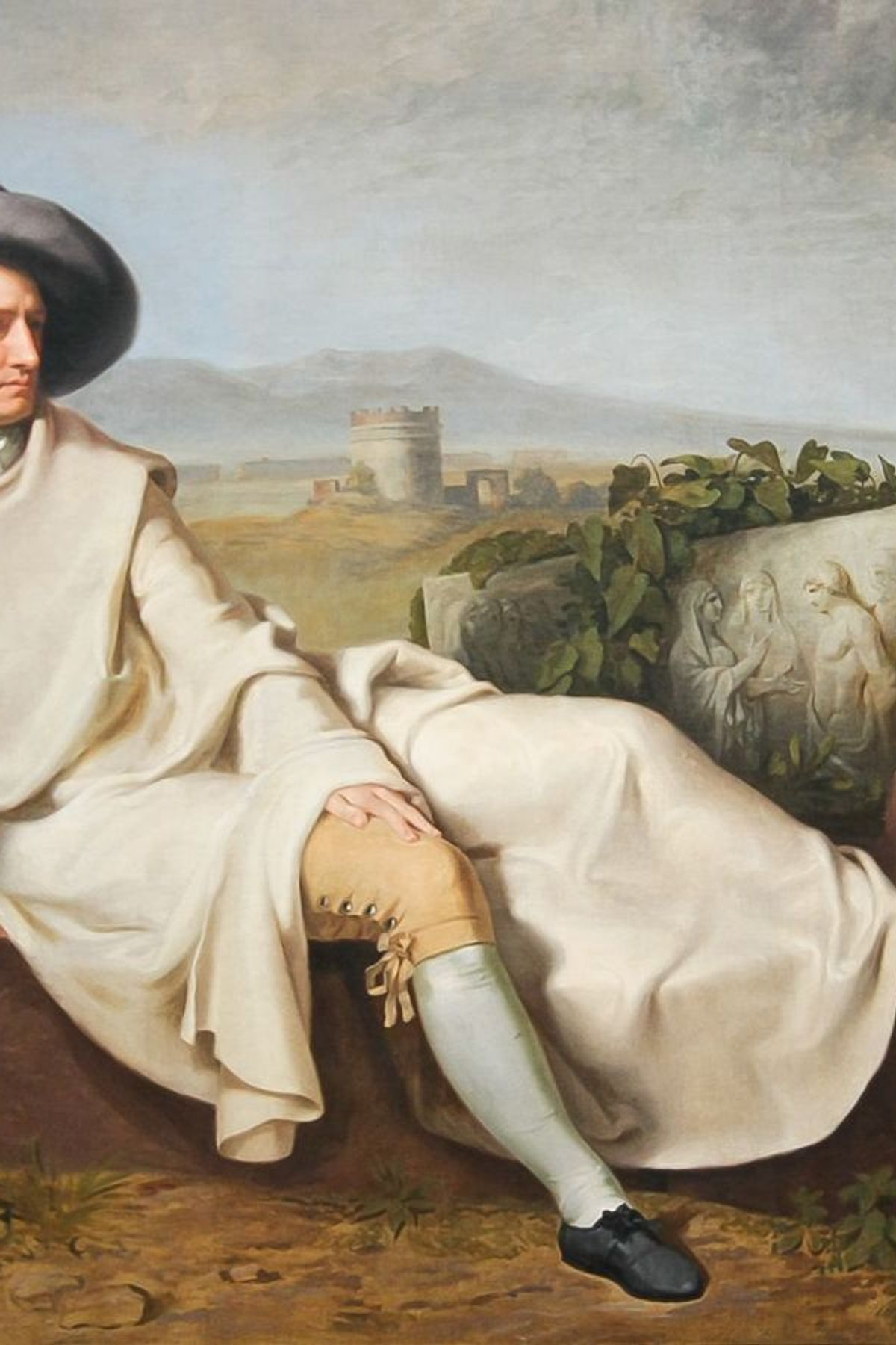 Goethe in the Roman Campagna by Johann Tischbein, 1787