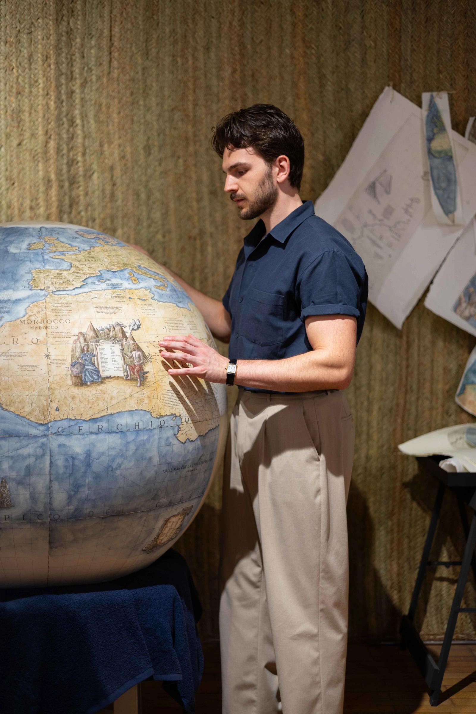 Leonardo Frigo: Globes between Dante and Coronelli