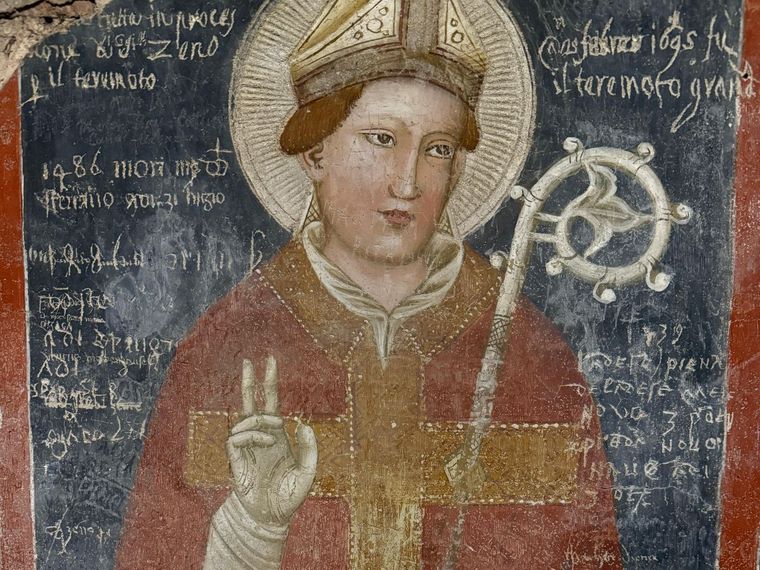 Spiritual frescoes - San Zeno's Basilica
