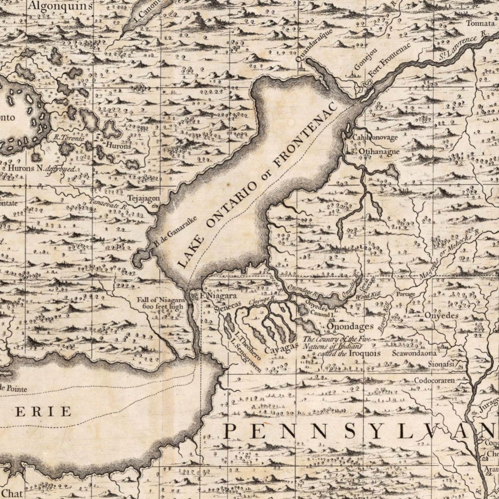 Lake Ontario Map