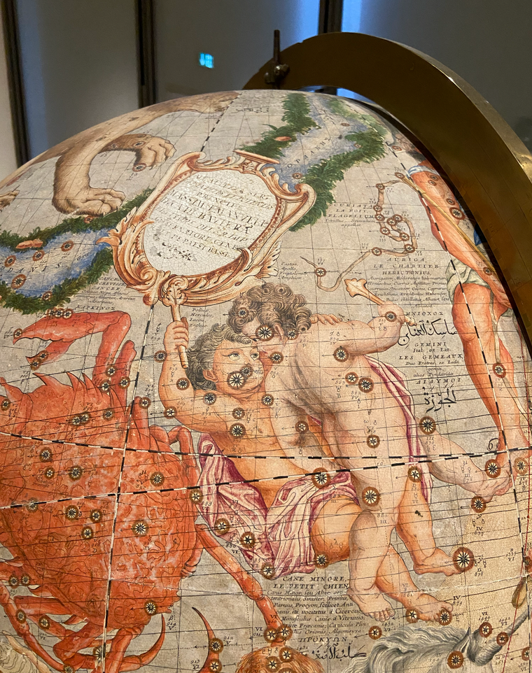 Coronelli Celestial Globe -Bespoke cartouche-