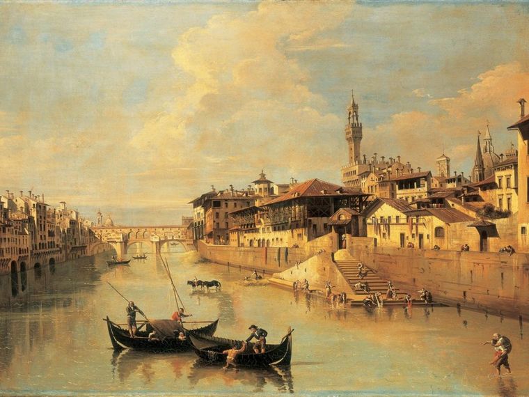 Ponte Vecchio by Giuseppe Zocchi