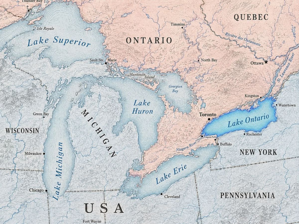 Lake Ontario Map