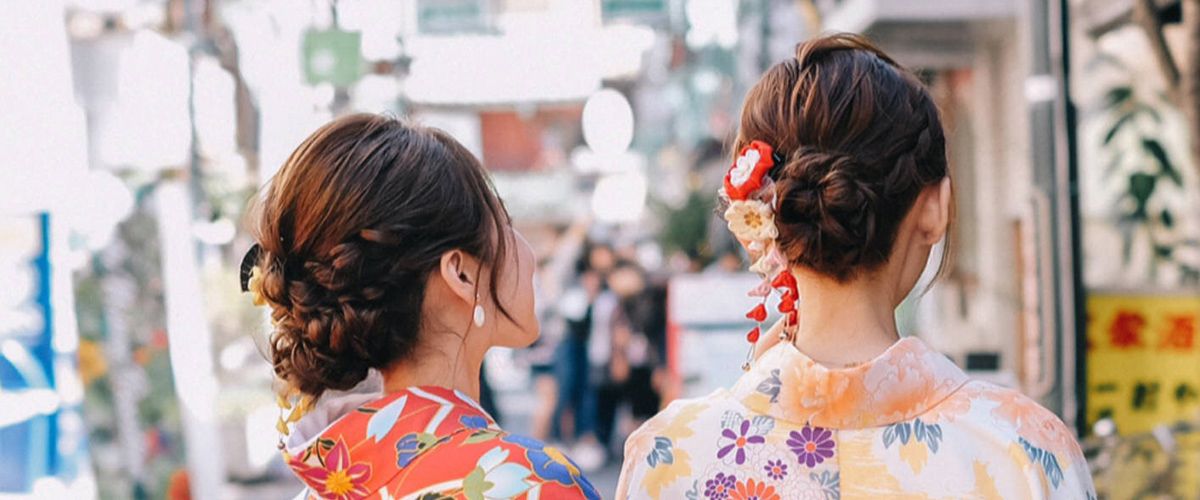 京都ヘアセット(1500円) | 京都で人気の着物レンタル店江戸和装工房雅