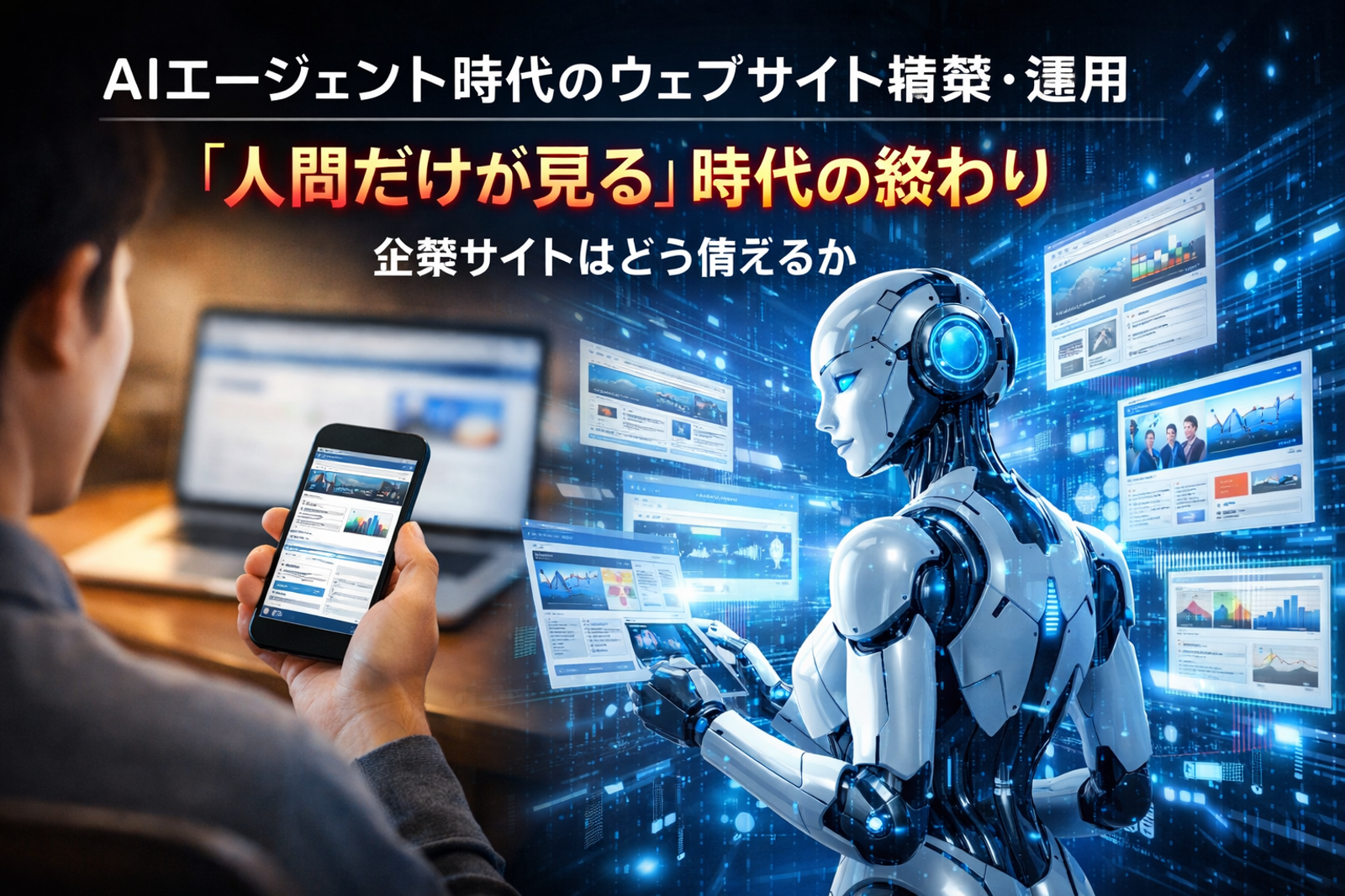 AIエージェント時代のウェブサイト構築・運用 ―「人間だけが見る」時代の終わりに、企業サイトはどう備えるか