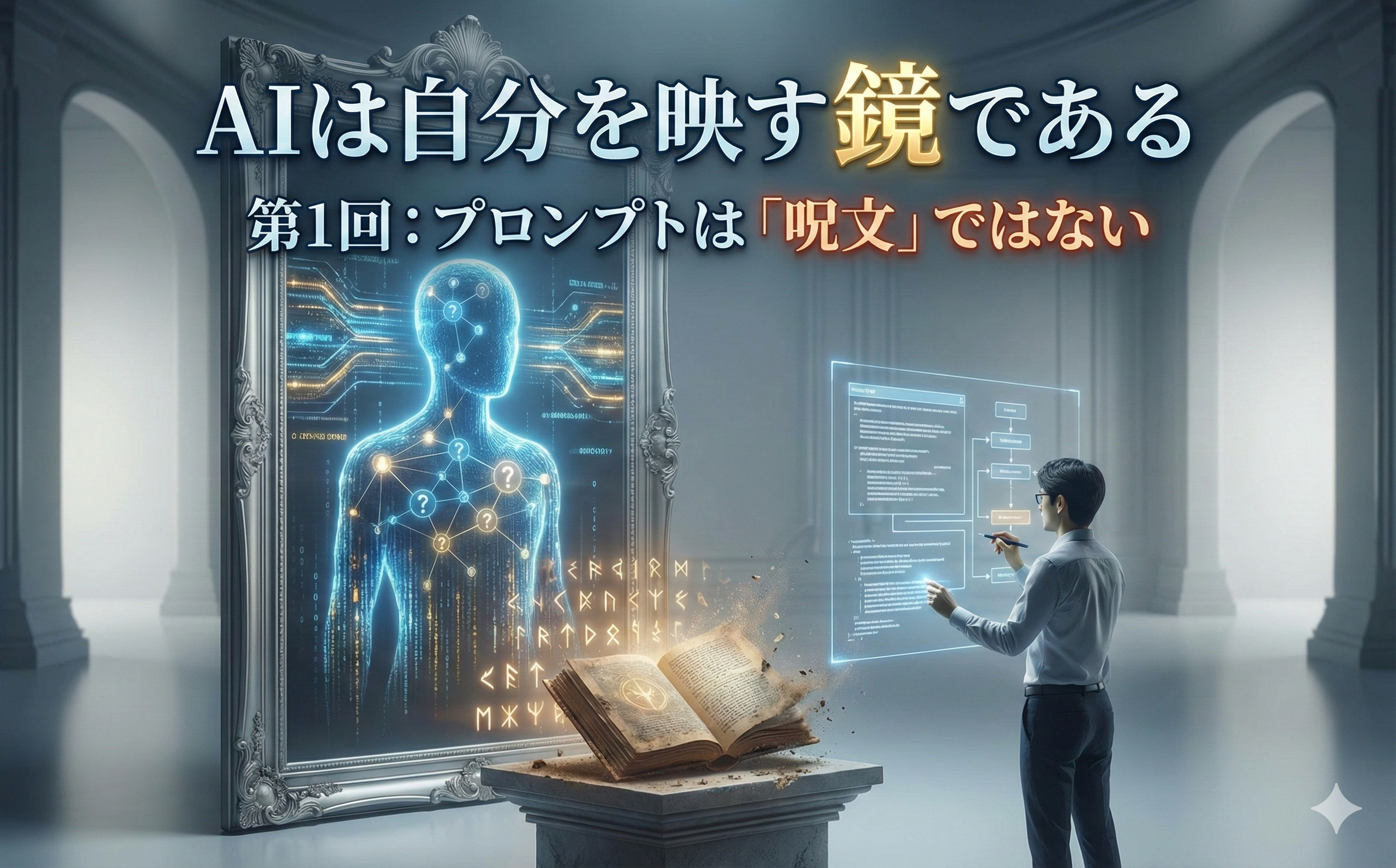 AIは自分を映す鏡である― 第1回：プロンプトは「呪文」ではない