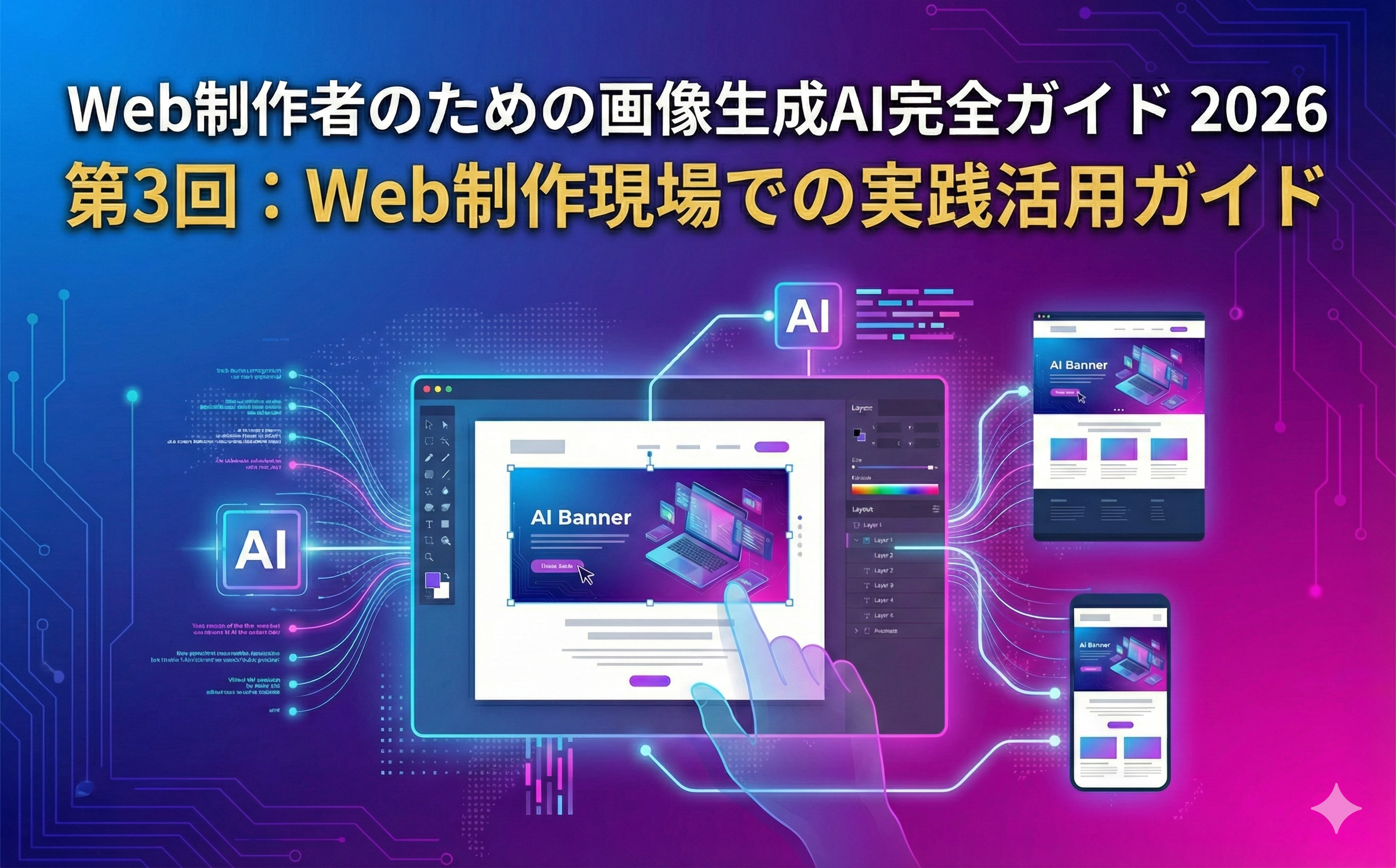 【連載】Web制作者のための画像生成AI完全ガイド 2026 ー 第3回：Web制作現場での実践活用ガイド（最終回）