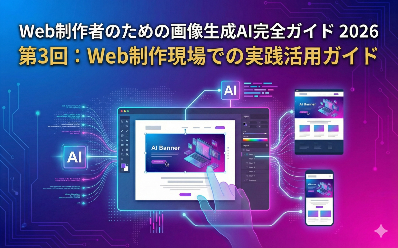 【連載】Web制作者のための画像生成AI完全ガイド 2026 ー 第3回：Web制作現場での実践活用ガイド（最終回）