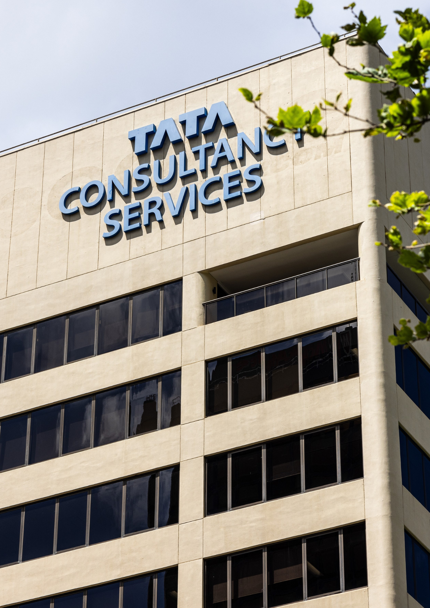 Tata Consultancy Services office building exterior.