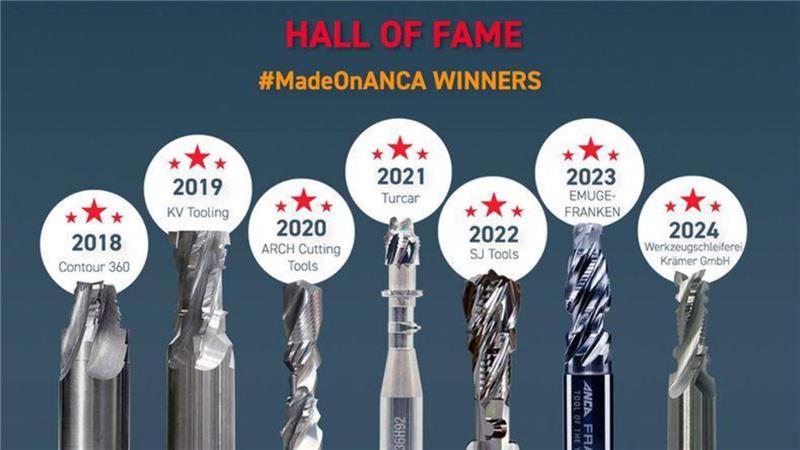 Hall of Fame award winners from 2018 to 2024.