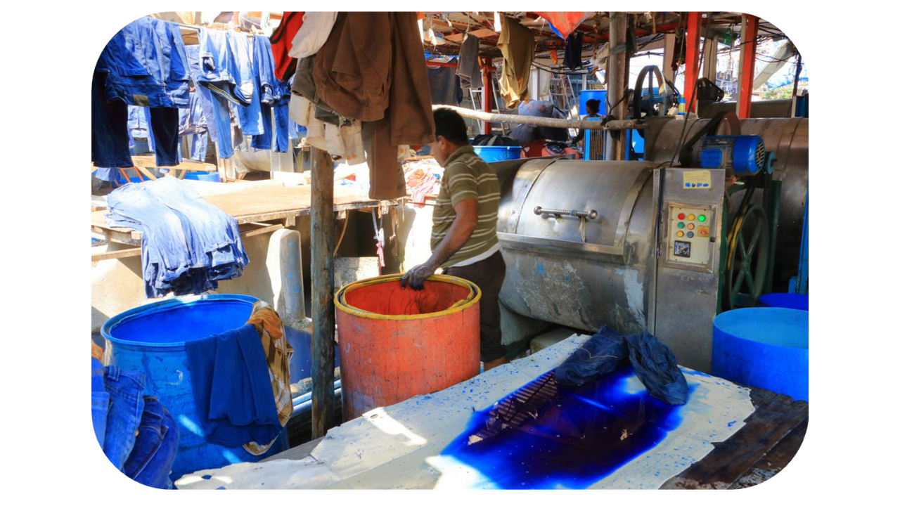 Textile colouring process