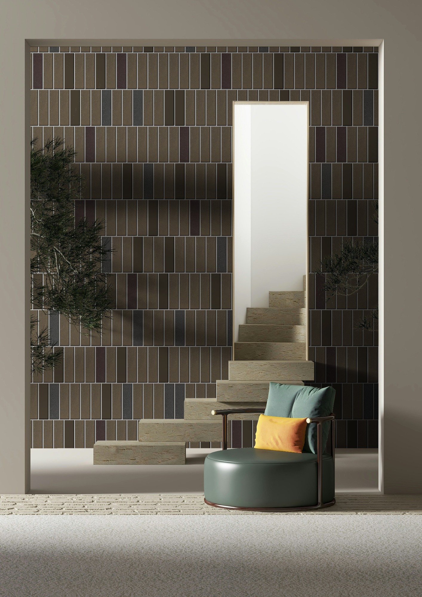 Sustainable tile cladding 