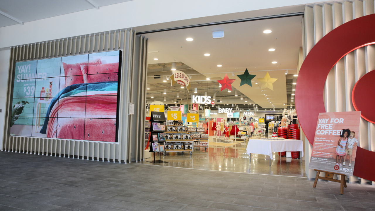 Target retail space highlighting India’s role as a key sourcing partner.