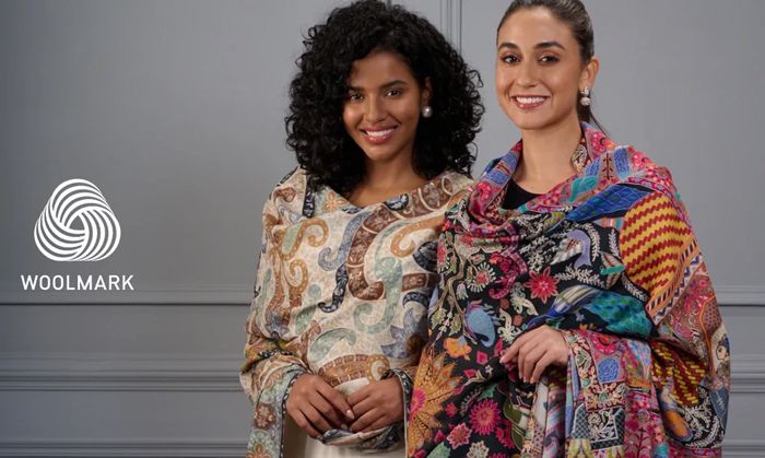 Models showcasing woolmarks apparels