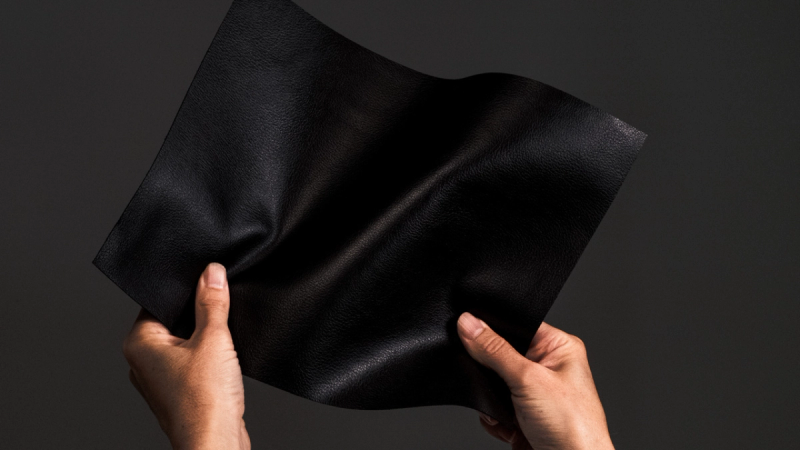 Textile cloth in Hand as showcase