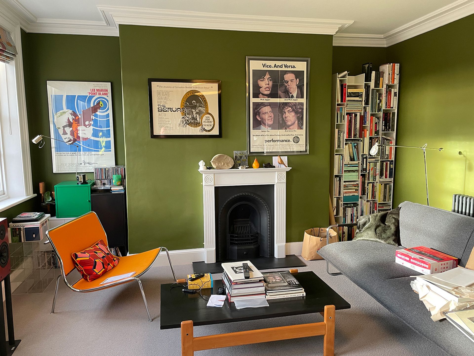 A finished interior inside the restored terrace.