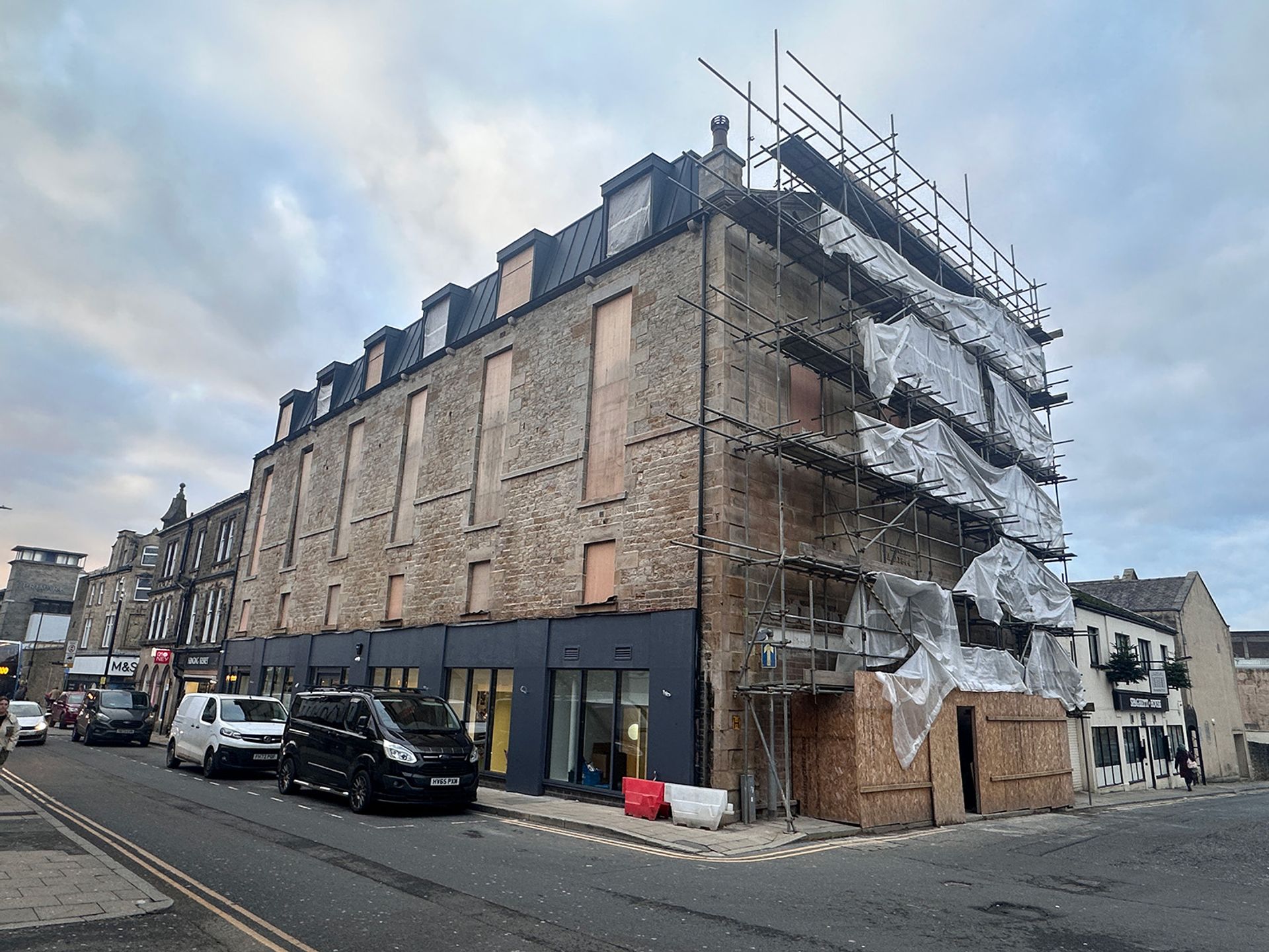 The completed building at Brock Street, Lancaster.