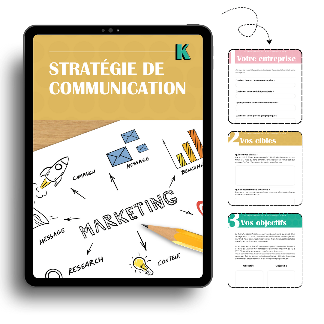 Visuel du document stratégie de communication