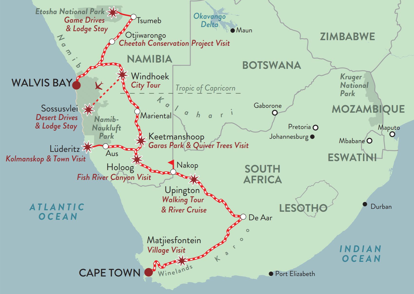 Namibia Safari - Cape Town to Walvis Bay 2