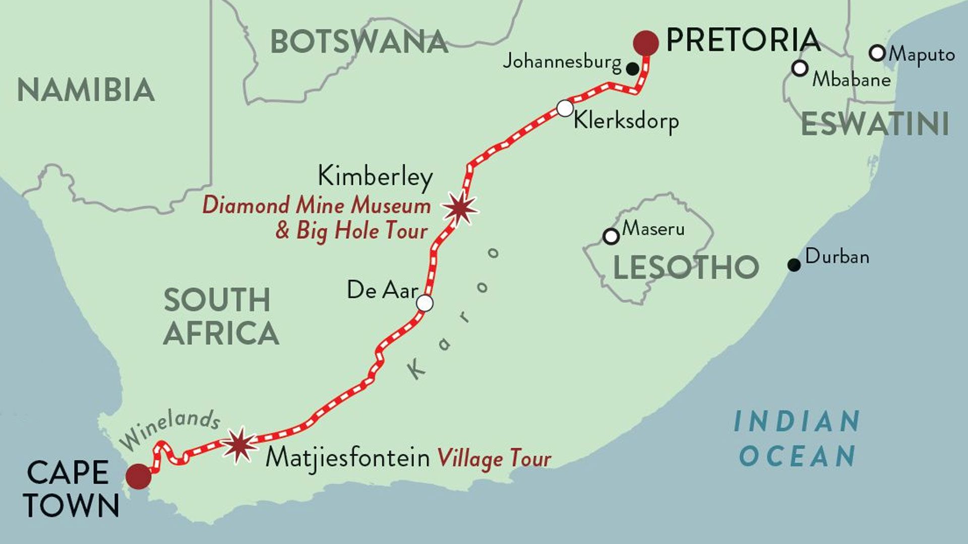 Cape Town to Pretoria 2