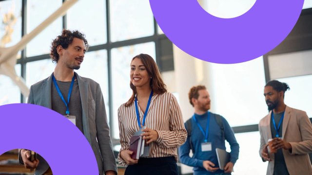 What strategies work best for generating high-quality leads at education industry conferences?