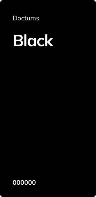 doctums-black-color-palette