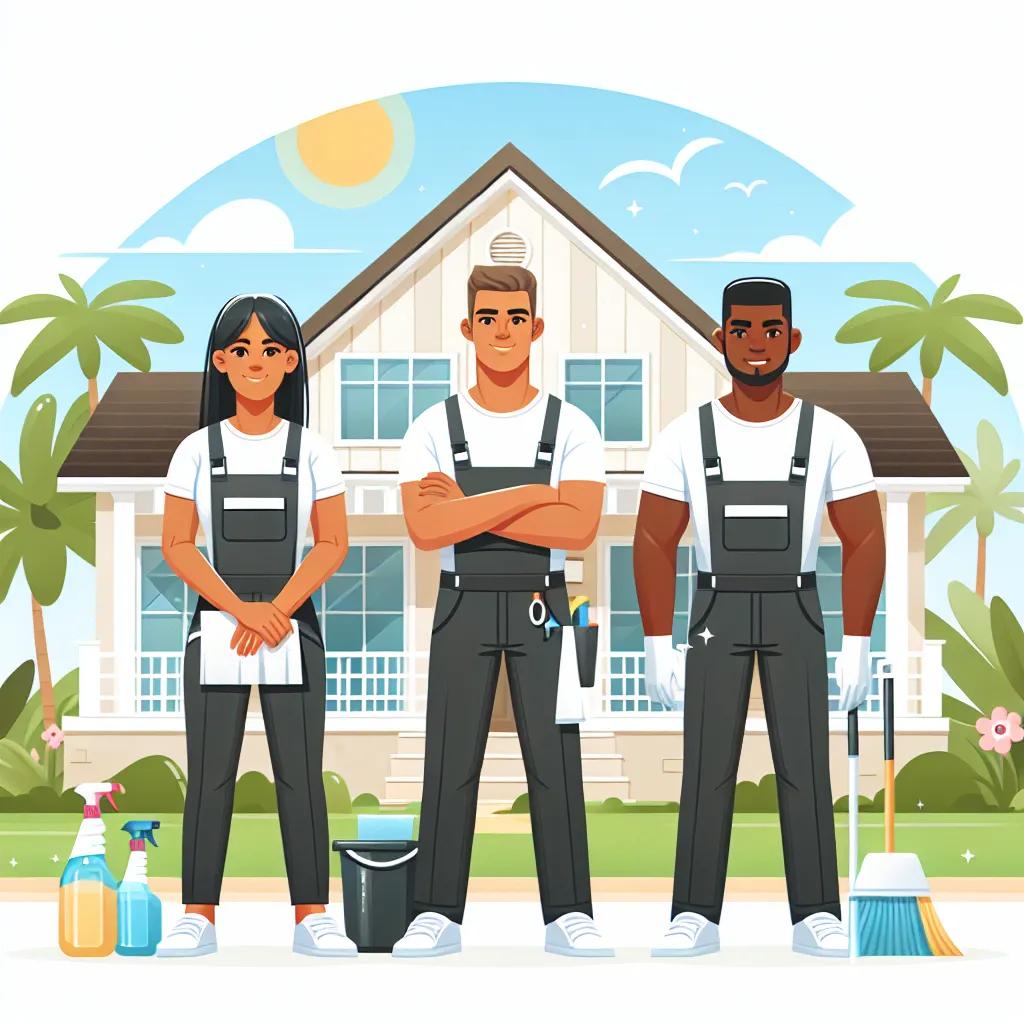Realistic Image of Babcock Cleaning Services cleaning crew Just finished cleaning a sparkling home in Punta Gorda, Fl