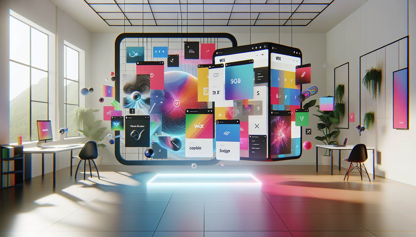 Template selection and flexibility in Webflow and Wix