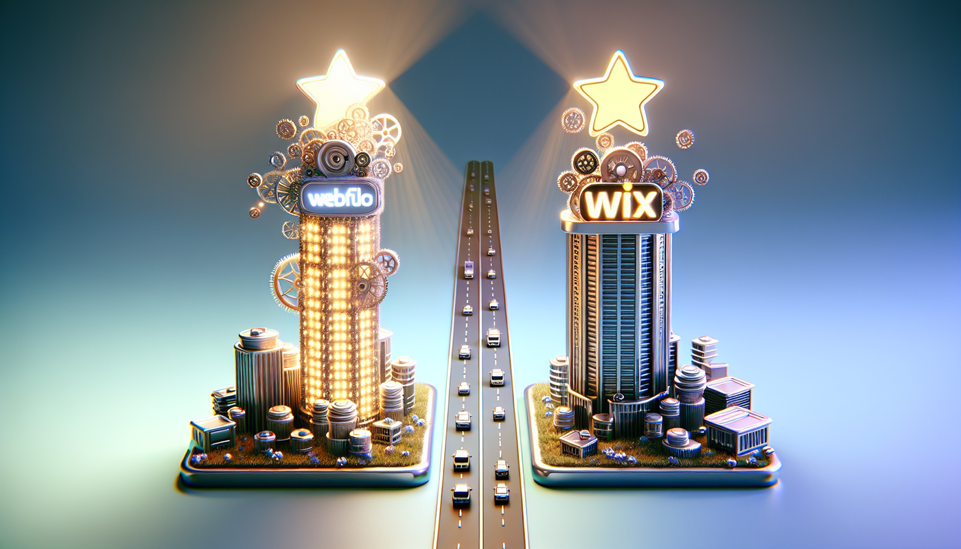 SEO performance comparison between Webflow and Wix